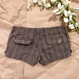 Vintage American Eagle Plaid Shorts Size 2
